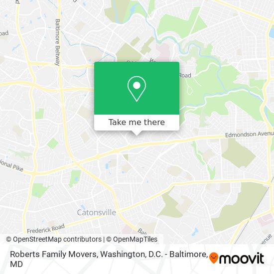Roberts Family Movers map