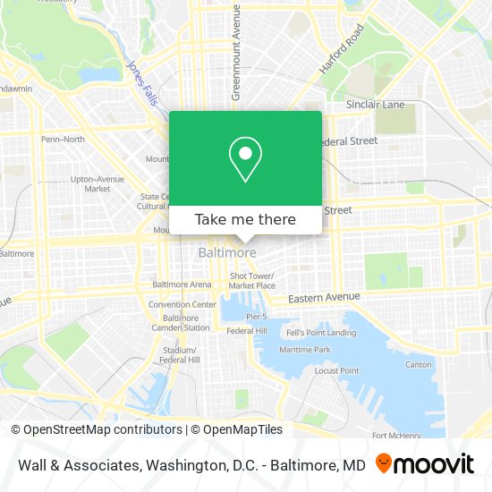 Wall & Associates map