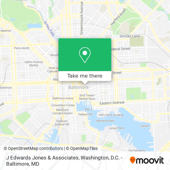 J Edwards Jones & Associates map