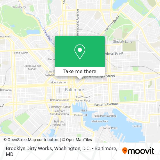 Mapa de Brooklyn Dirty Works