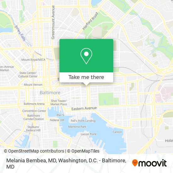 Melania Bembea, MD map
