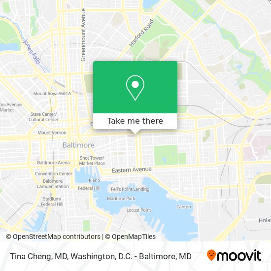 Mapa de Tina Cheng, MD