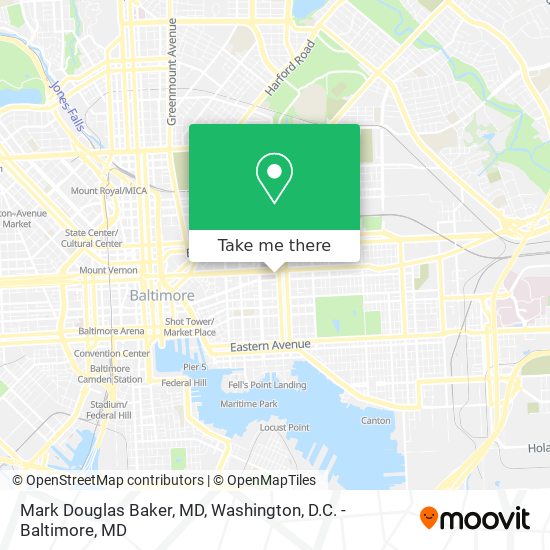 Mapa de Mark Douglas Baker, MD
