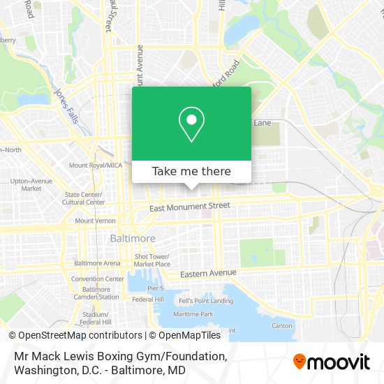 Mr Mack Lewis Boxing Gym / Foundation map