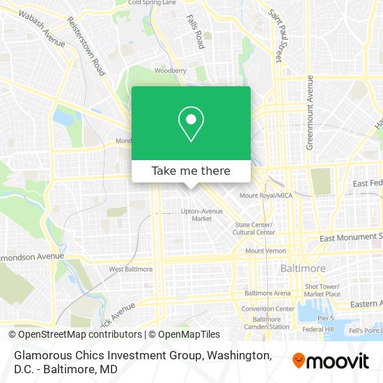 Glamorous Chics Investment Group map