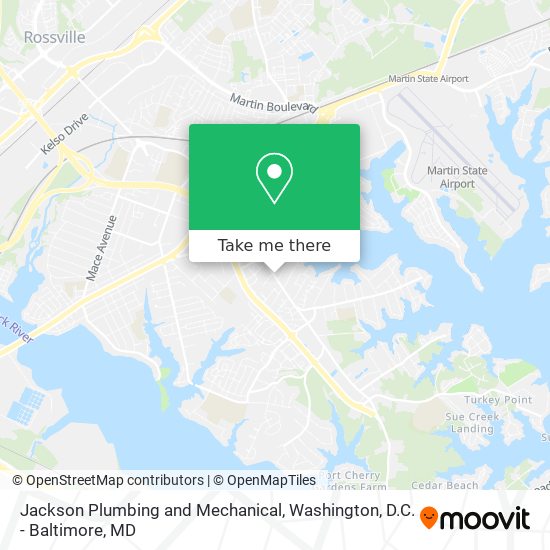 Jackson Plumbing and Mechanical map