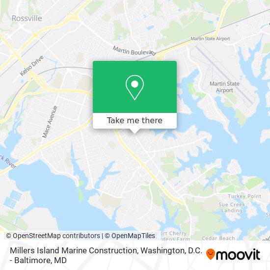 Millers Island Marine Construction map