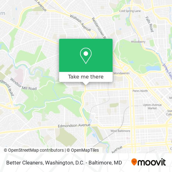 Better Cleaners map