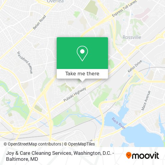 Mapa de Joy & Care Cleaning Services