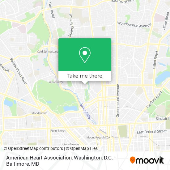 Mapa de American Heart Association