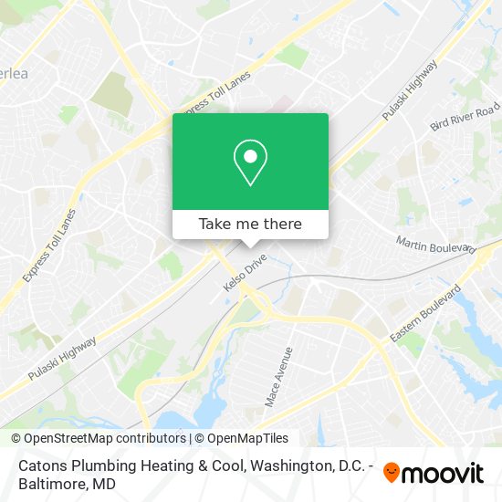 Mapa de Catons Plumbing Heating & Cool