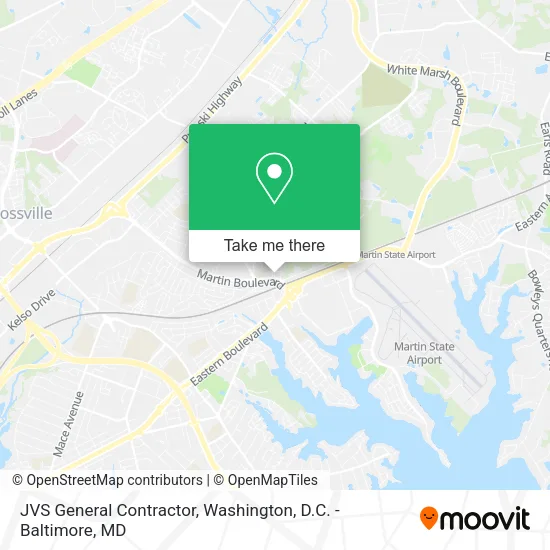 Mapa de JVS General Contractor