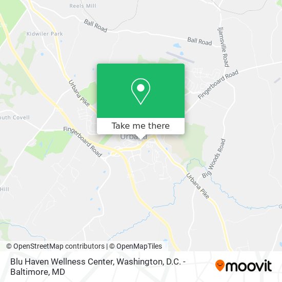 Mapa de Blu Haven Wellness Center