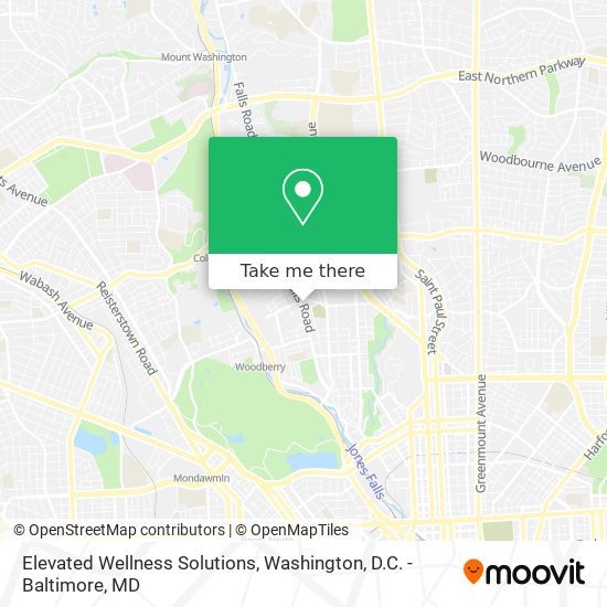 Elevated Wellness Solutions map