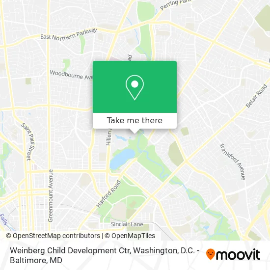 Weinberg Child Development Ctr map