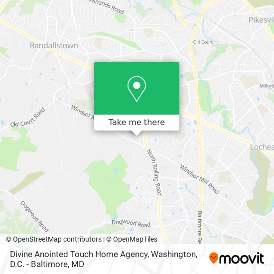 Divine Anointed Touch Home Agency map