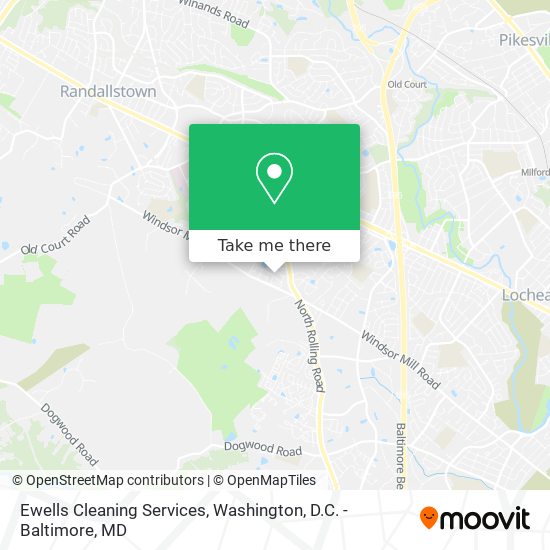 Ewells Cleaning Services map
