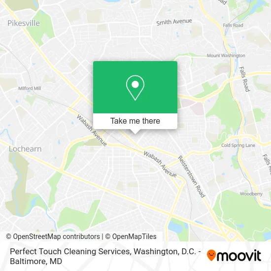 Perfect Touch Cleaning Services map