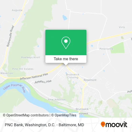 PNC Bank map