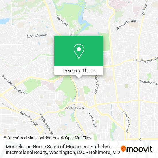 Mapa de Monteleone Home Sales of Monument Sotheby's International Realty