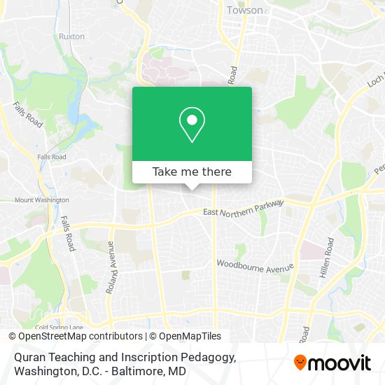 Quran Teaching and Inscription Pedagogy map