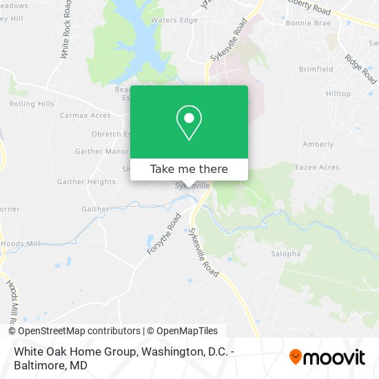 White Oak Home Group map