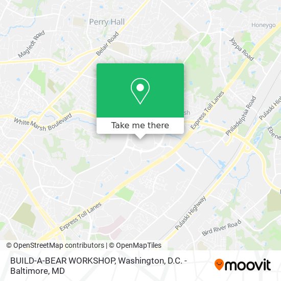 Mapa de BUILD-A-BEAR WORKSHOP