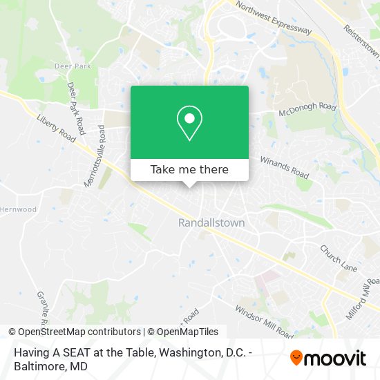 Having A SEAT at the Table map