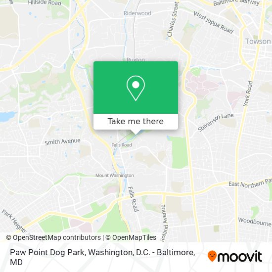 Paw Point Dog Park map