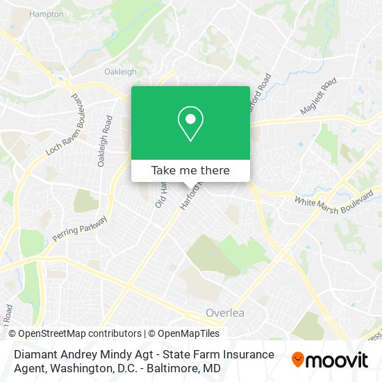 Diamant Andrey Mindy Agt - State Farm Insurance Agent map