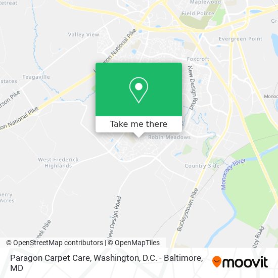 Paragon Carpet Care map