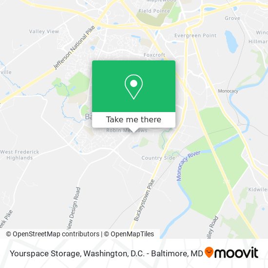 Yourspace Storage map