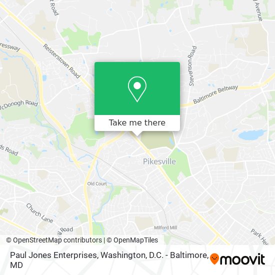 Paul Jones Enterprises map