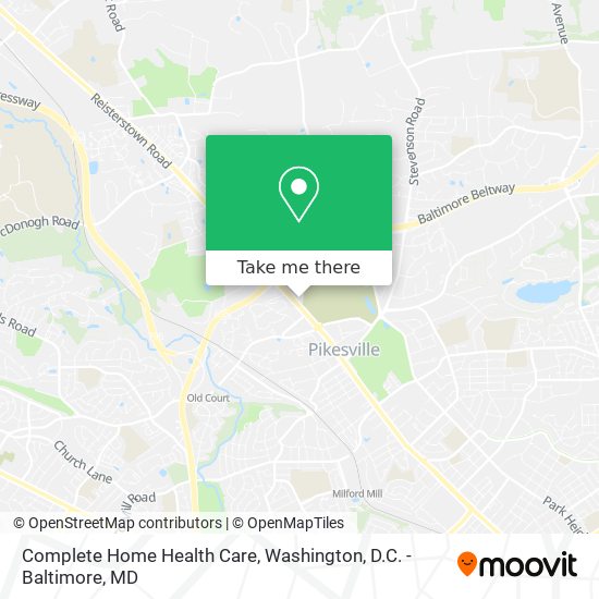 Complete Home Health Care map