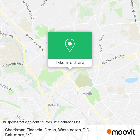 Mapa de Chackman Financial Group