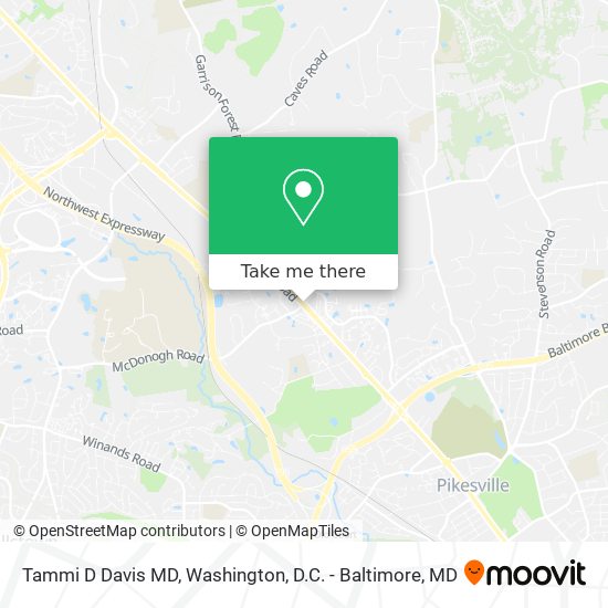 Tammi D Davis MD map