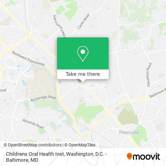 Childrens Oral Health Inst map