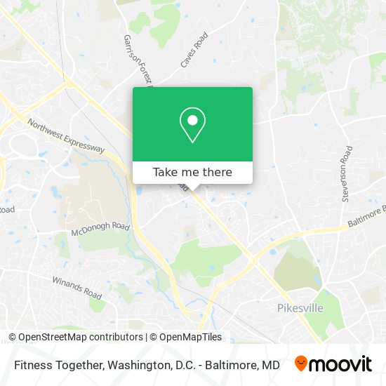 Fitness Together map