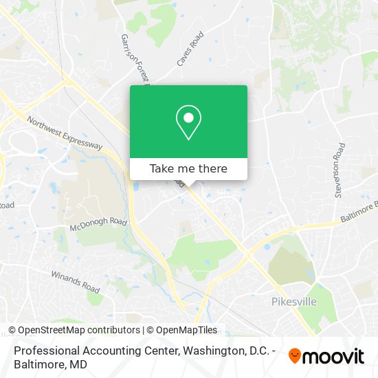 Mapa de Professional Accounting Center