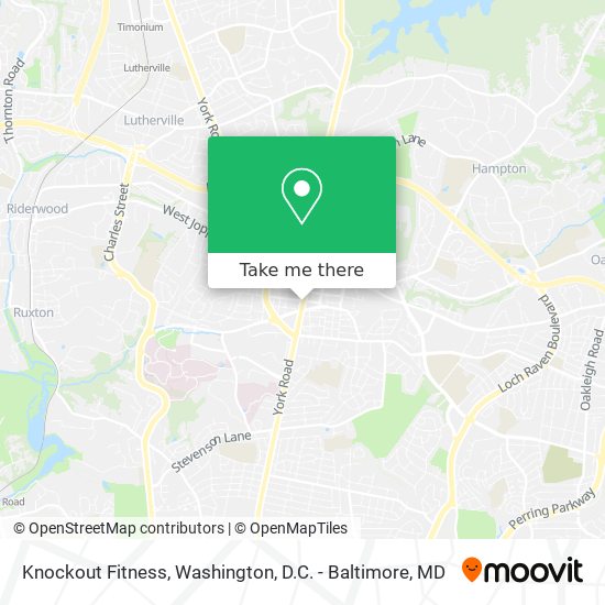 Mapa de Knockout Fitness