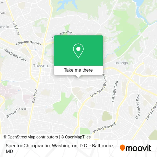 Spector Chiropractic map