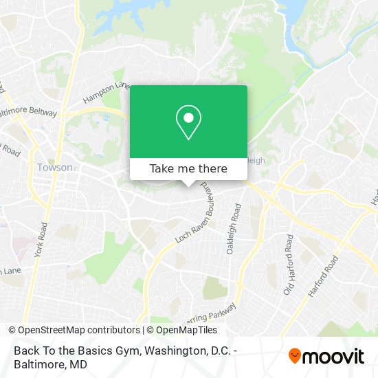 Back To the Basics Gym map