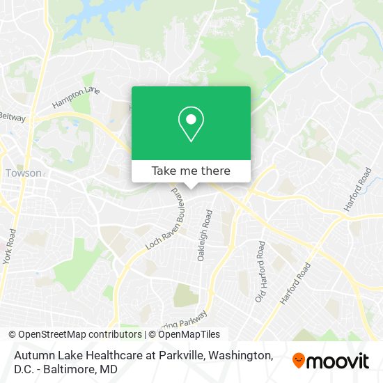 Mapa de Autumn Lake Healthcare at Parkville