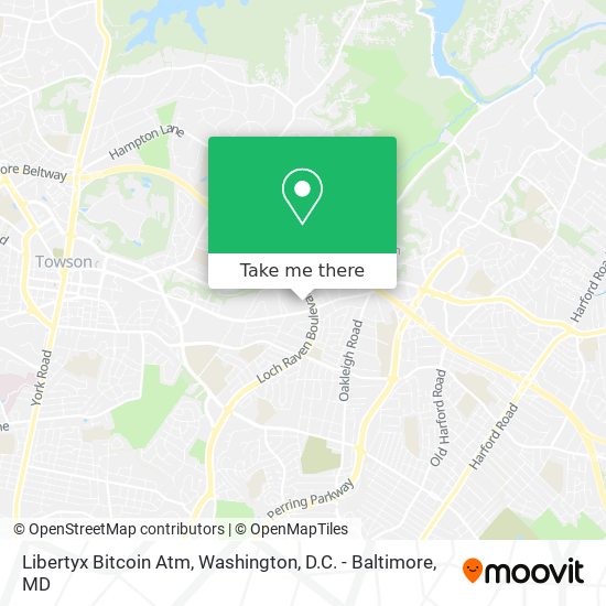 Mapa de Libertyx Bitcoin Atm