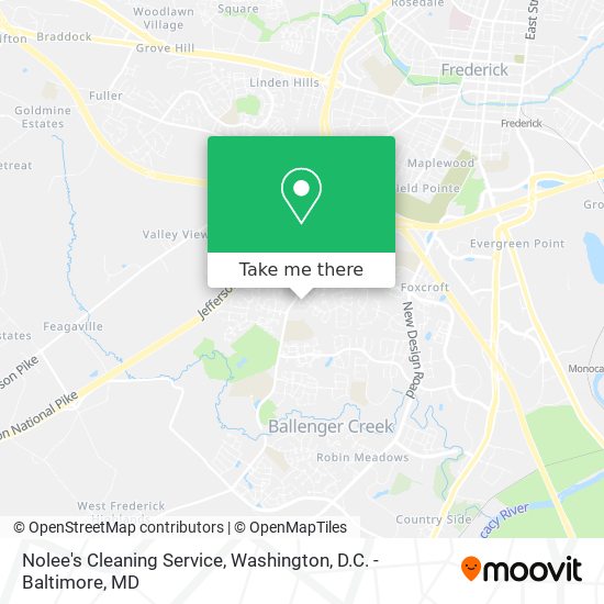 Mapa de Nolee's Cleaning Service