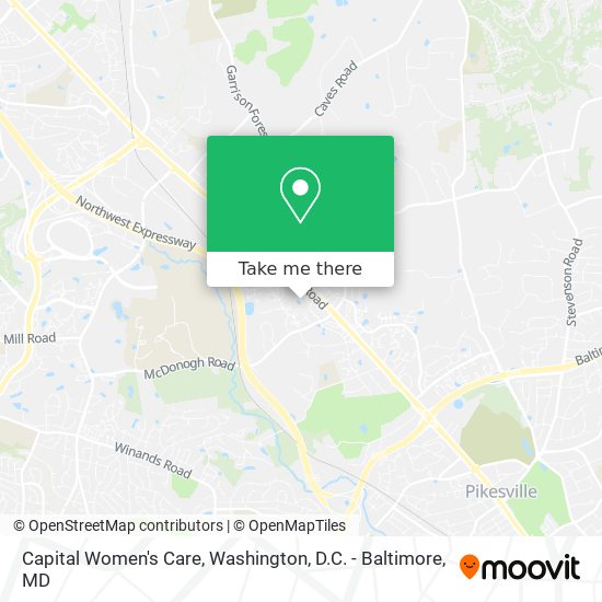 Capital Women's Care map