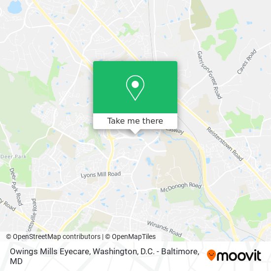 Mapa de Owings Mills Eyecare