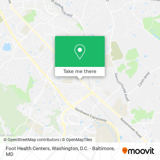 Mapa de Foot Health Centers