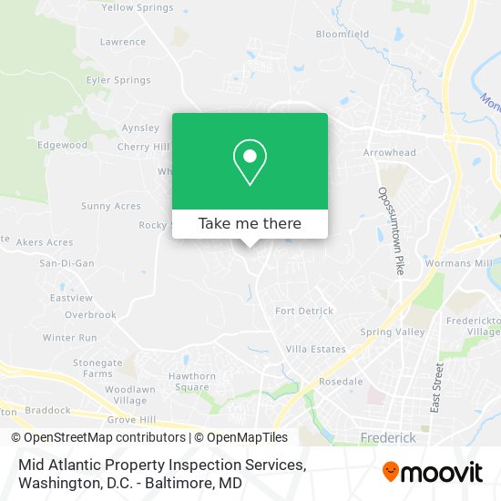 Mid Atlantic Property Inspection Services map