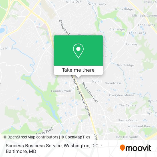 Success Business Service map